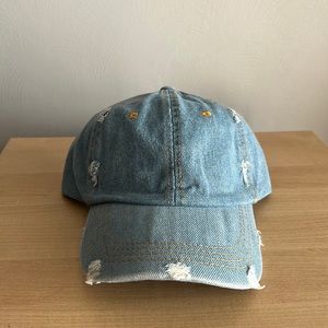 NEW Distressed Jean Hat